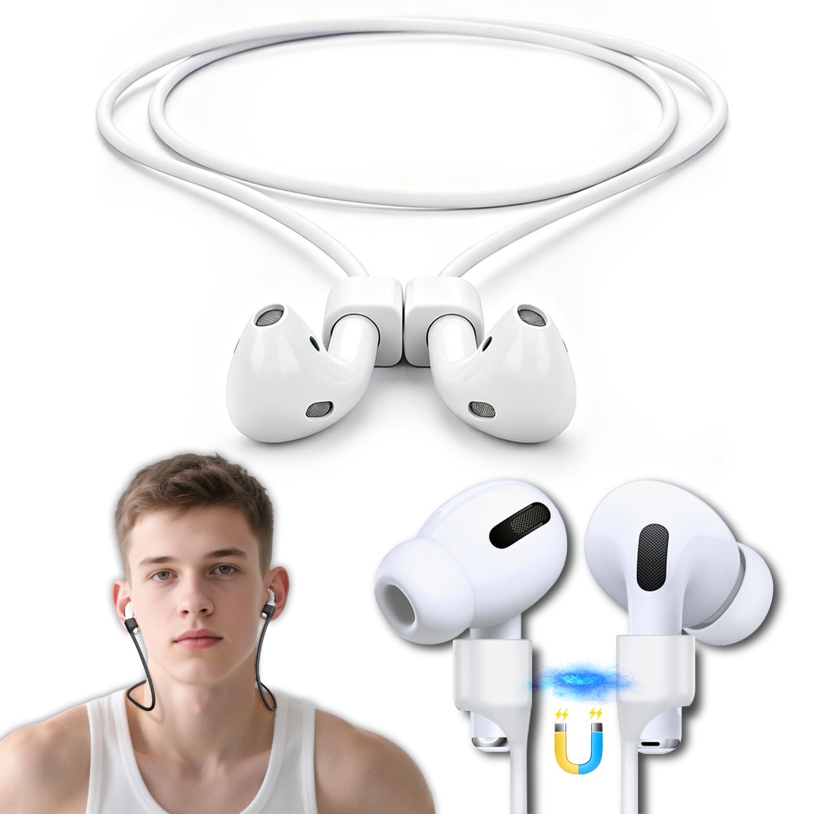 Amazon.com: Inesore 1 Pack for AirPods Pro 3 Strap, with AirPod