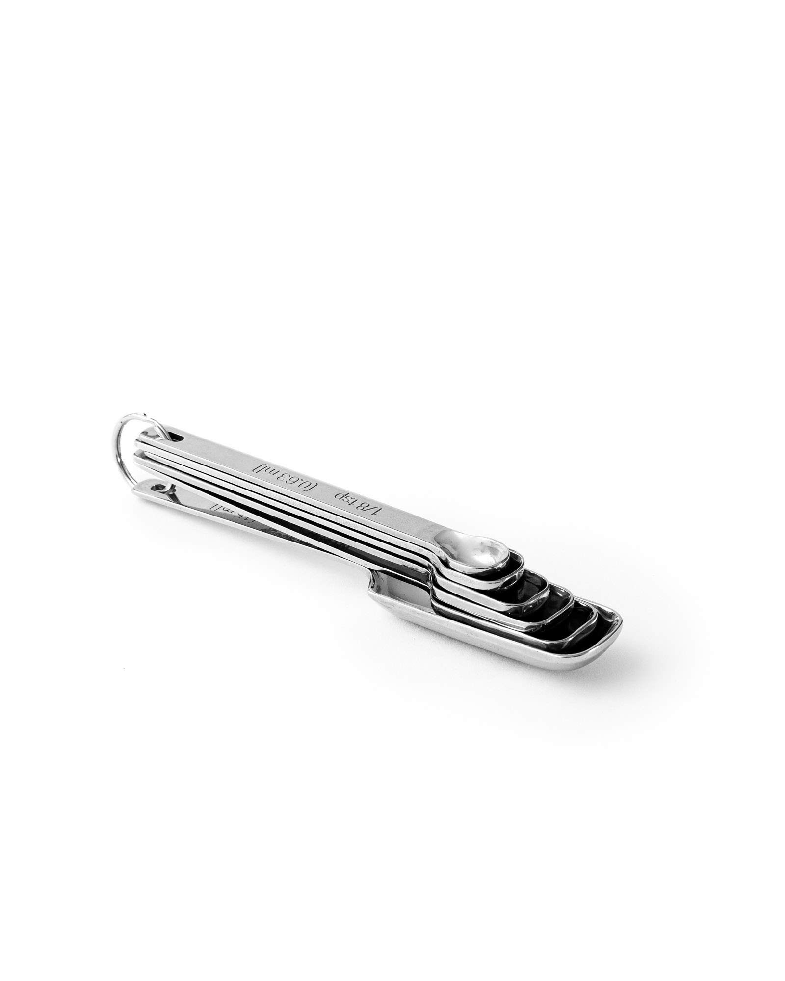 Taza Kitchenware - Set di 13 tazze e cucchiai dosatori in acciaio INOX, in metallo, durevoli, impilabili, compatti, facili da usare