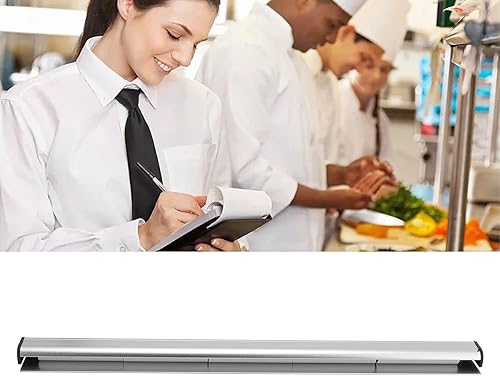 Miniatura 5 de Tira de soporte para billetes de restaurante, soporte de boletos de pedido de restaurante, estante de cheques, recibo, boleto, clip de billete,