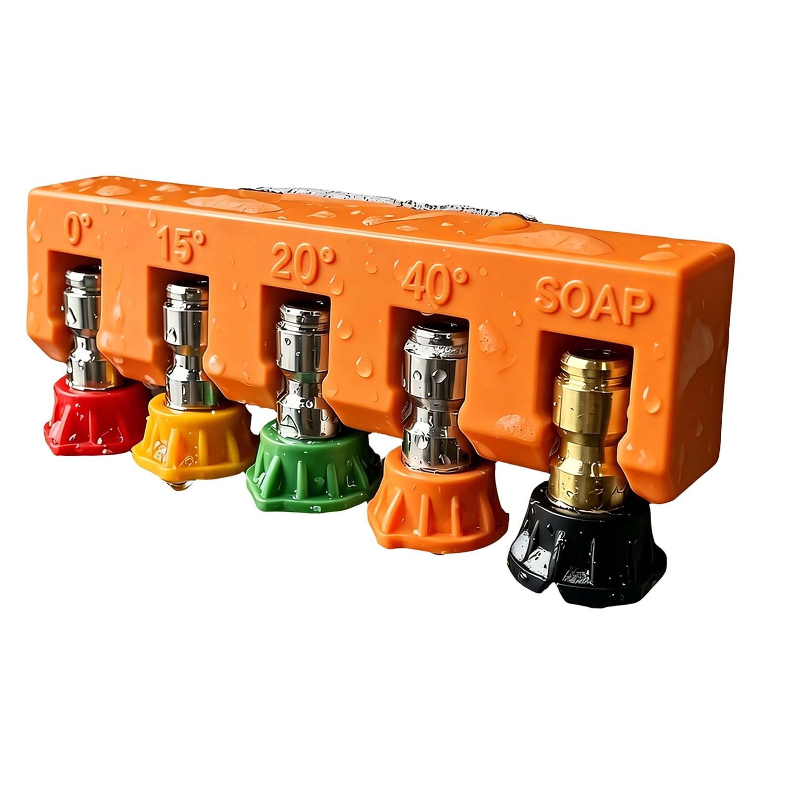 Nozzle Holder Rack for High Pressure Washer Organize Multiple Nozzles Easily in Garage High Pressure Washer Nozzle Holder