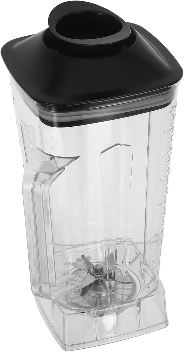 Juicer Blender Pitcher Replacement Commercial Food Processor Container for Soy Milk and Juice Plastic Jug for High Capacity Blending Restaurants and Cafes