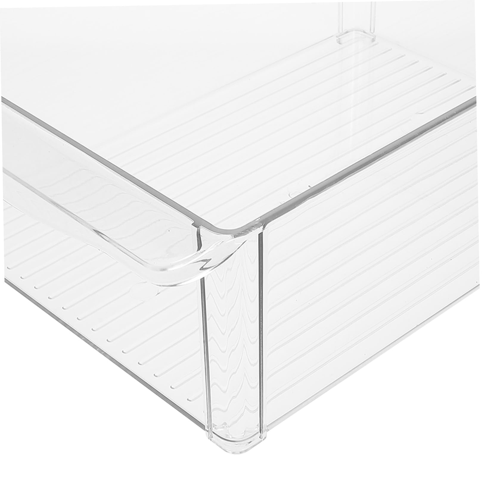 Contenedor para Nevera con Tapa Hermética Transparente y Apilable Organizador Práctico para Almacenamiento de Alimentos Frescos Cocina Fácil Limpieza y Capacidad Adecuada