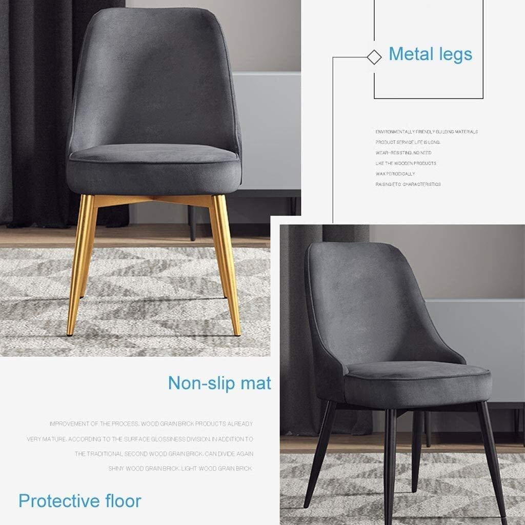 Amazon｜ベルベットダイニングチェアリビングルームゲストカフェサイド