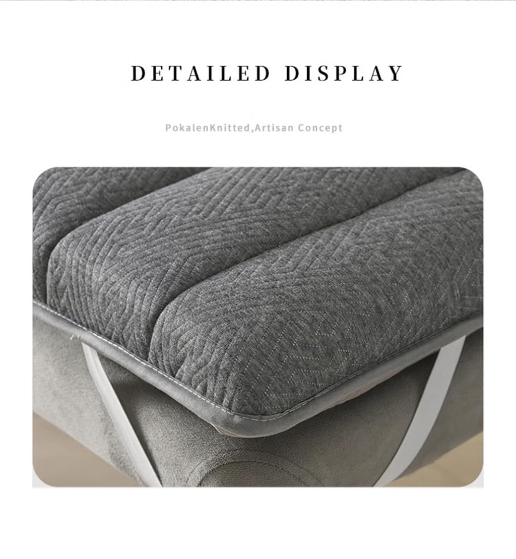 Lit de beauté portable pliable de 6 cm d'épaisseur, table d'extension de cils antidérapant, équipement de spa professionnel, gris, 60 x 180 cm – Idéal pour les salons et la maison
