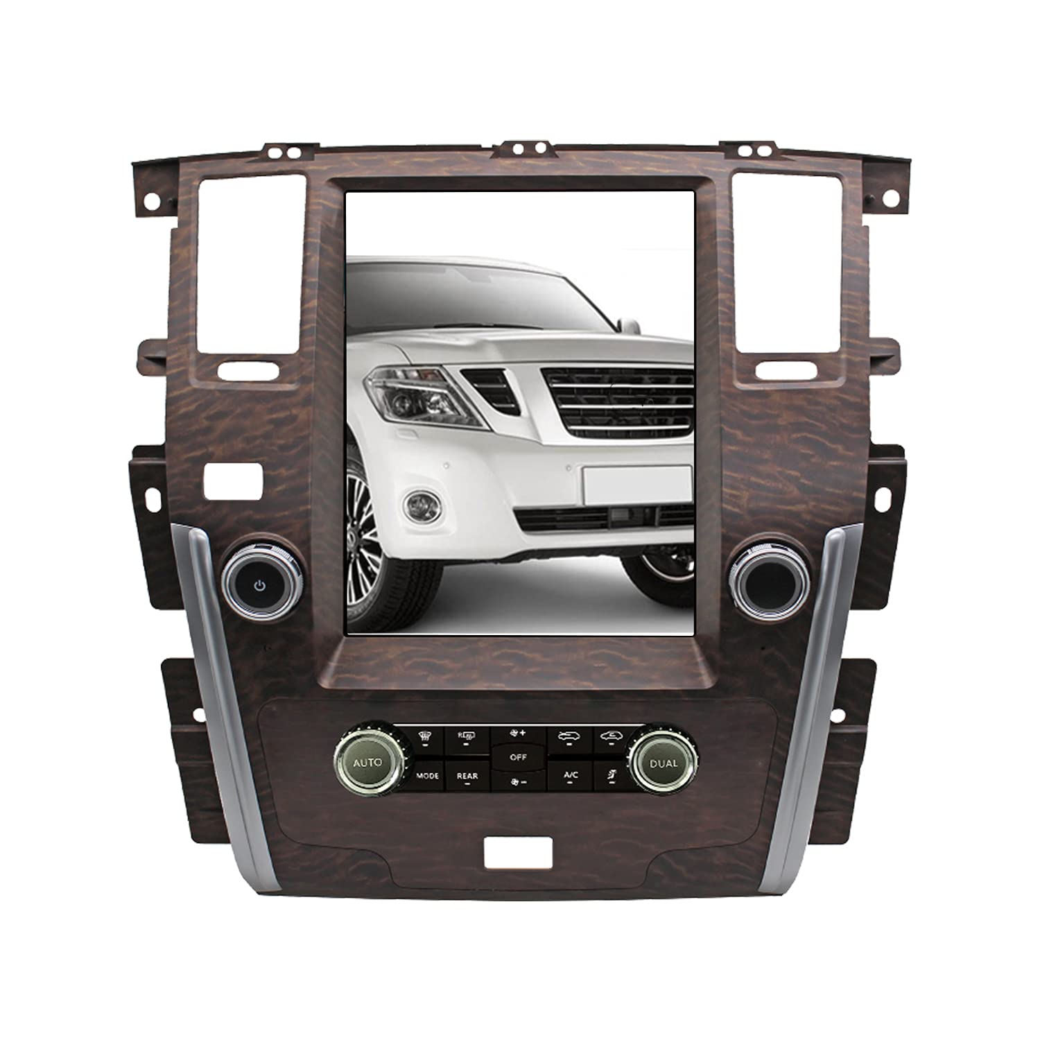 Buy ZWNAV Tesla Style Touch Screen Radio for Nissan Patrol Y62 20102020 Car Stereo Android Auto