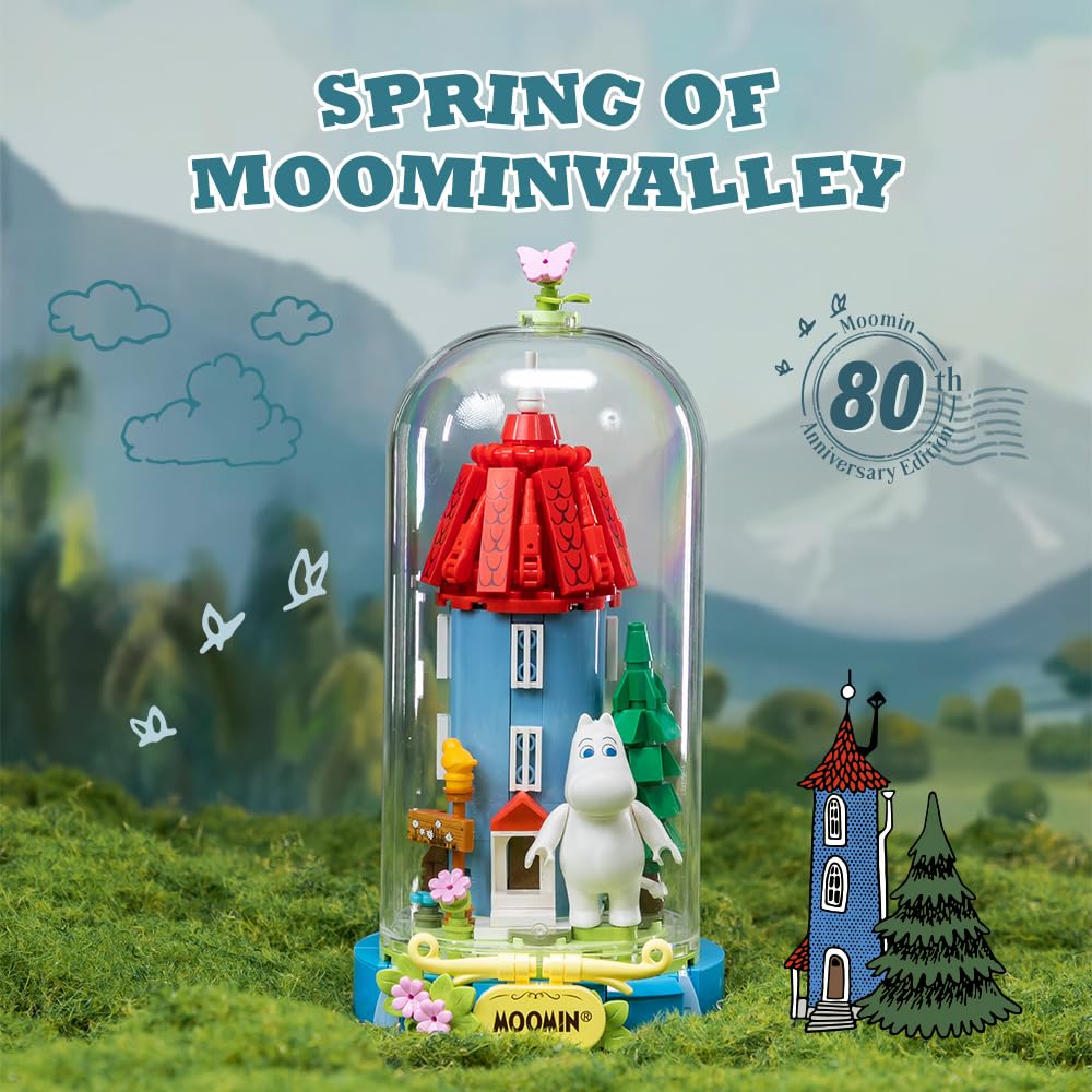 Set Di Blocchi PANTASY: Snufkin’s Concert – Scena Musicale Da Costruire, Figure Dettagliate, Modellismo Per Adulti Collezionisti