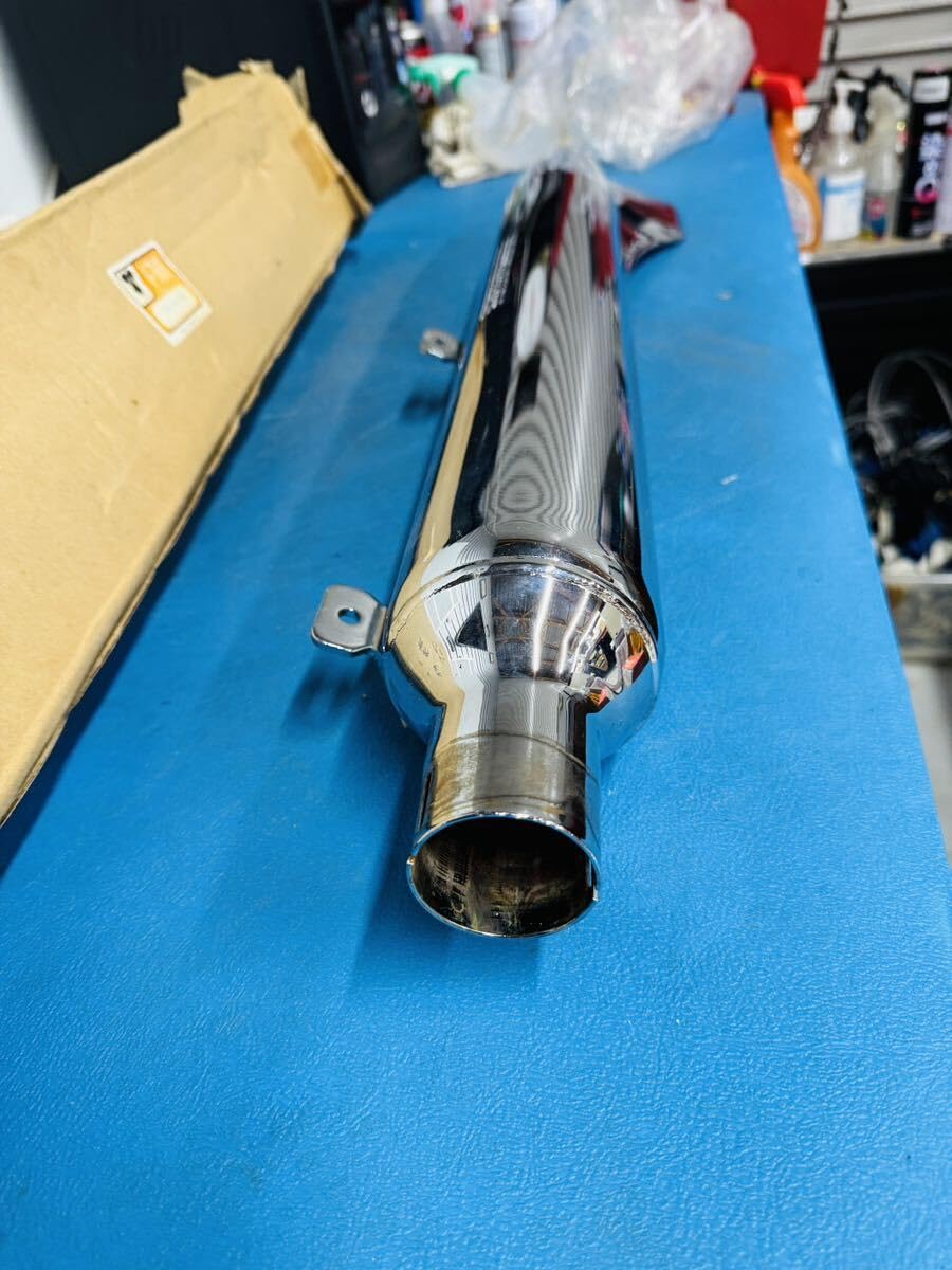 Amazon.co.jp: V-TWIN ブイツイン フィッシュテールマフラー 汎用品 
