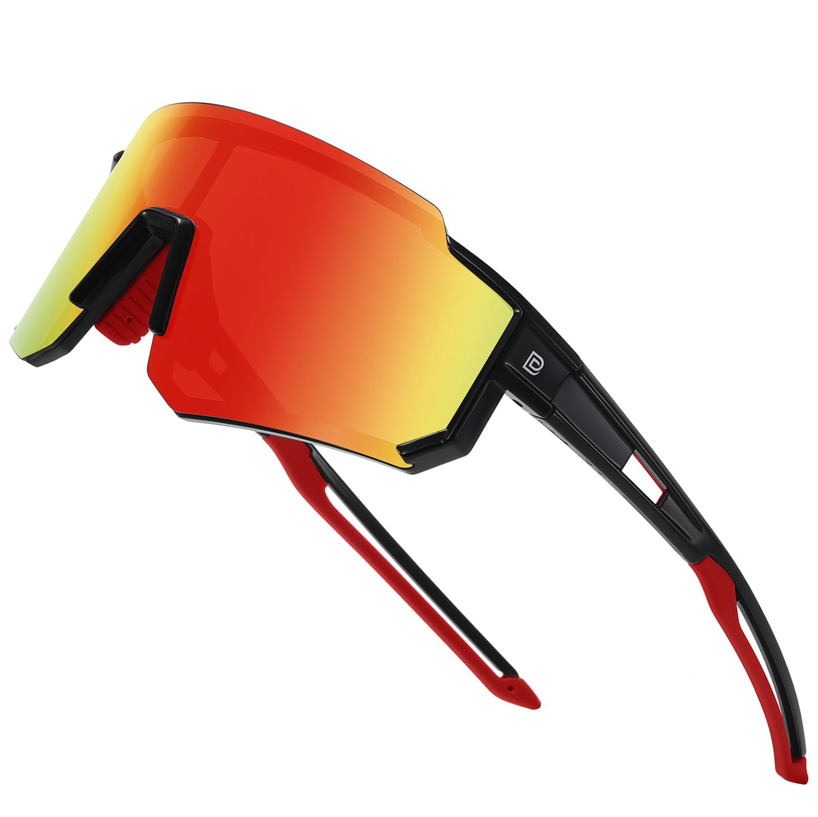 DUCO Polarisierte Sport Sonnenbrille für Herren Damen UV400 Schutz Baseball Radfahren Laufen Fischen Sonnenbrille DC0068