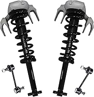 Vista 59 de Detroit Axle - Kit de puntales delanteros para Volvo C30 C70 S40 V50, 2 puntales muelle helicoidal 2 estabilizador, barra estabilizadora, enlaces