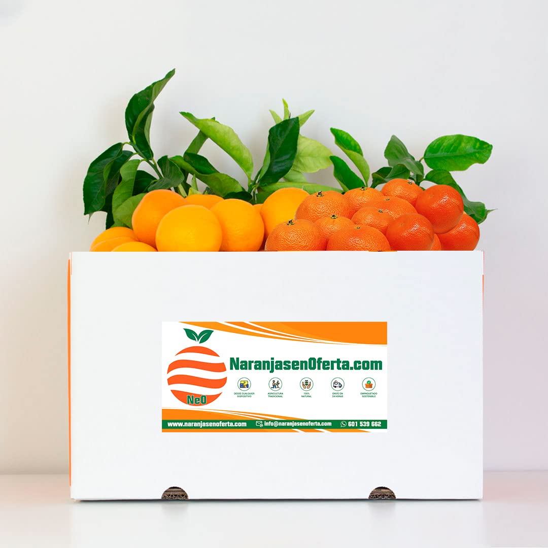 CAJA MIXTA 10KG NARANJAS DE MESA Y 5KG MANDARINAS DE VALENCIA