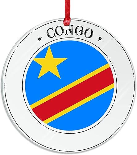 Vista 83 de Bandera de Curazao - Adorno para árbol de Navidad, bandera nacional, decoración de árbol de Navidad de Curazao, recuerdo acrílico, adorno colgante