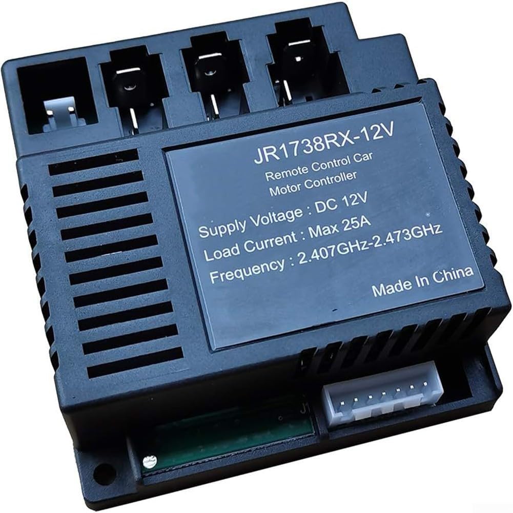 JR1738RX-12V Receiver 2.4G Remote Control for Children's Electric Ride On Car 12V Replacement Control Module Compatible with For ATV and Remote Control Riding Toys(receiver)