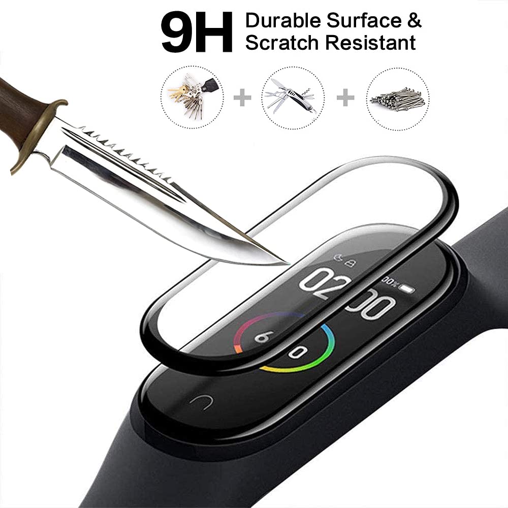 Youniker 6 Pellicole Protettive Per Xiaomi Mi Band 6: TPU Trasparente, Antigraffio, Anti-Impronte, HD