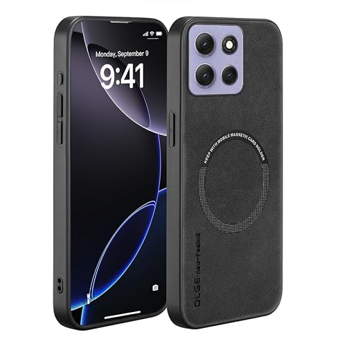 �Ή��@�� for Motorola Moto G86 �g�уP�[�X,PU���U�[���A�X�����ȑϏՌ��X�}�z�P�[�X Black
