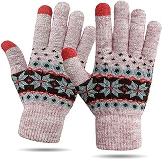 VENI MASEE Winter Touchscreen Gloves Warm Thermal Soft Lining Elastic Cuff for Women