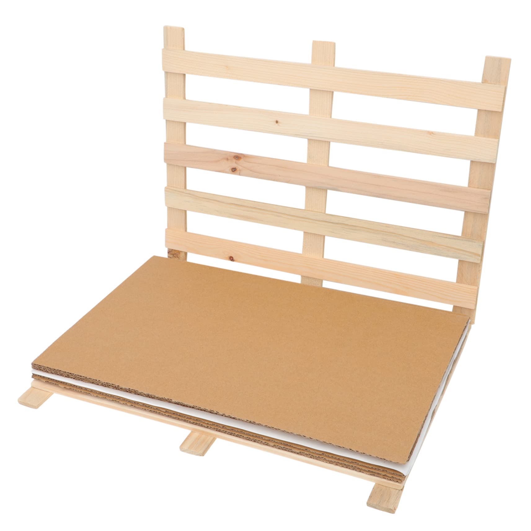 Gatuida Portable Specimens Holder Herbarium Wood Clip 30x40cm Large Plant Specimen Clip Absorbent Paper