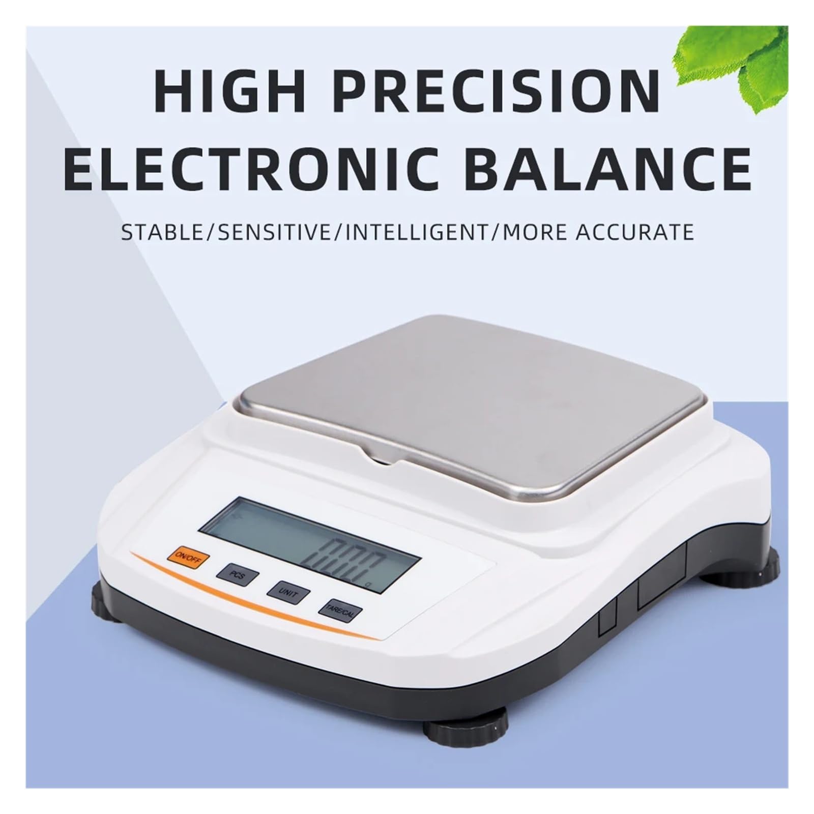 Balance analytique Balance numérique 500G/0.01G 2000G/0.01G Balance de poids plaque d'acier inoxydable compteur de laboratoire Balance analytique Conversion d'unités(2000g 0.01g)