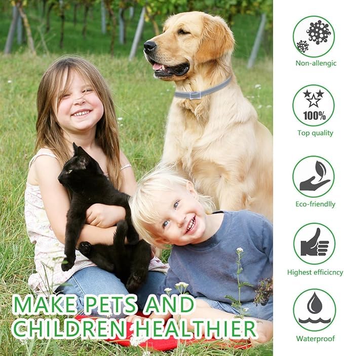 Protect Your Furry Friend from Deadly Parasites! Dog Flea and Tick Collar -The Best Protection! Size: 63 * 1.3CM for Dog. 3