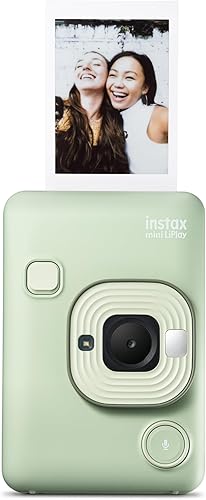 Fujifilm INSTAX Mini LIPLAY Cámara Instantánea Híbrida - Verde Matcha
