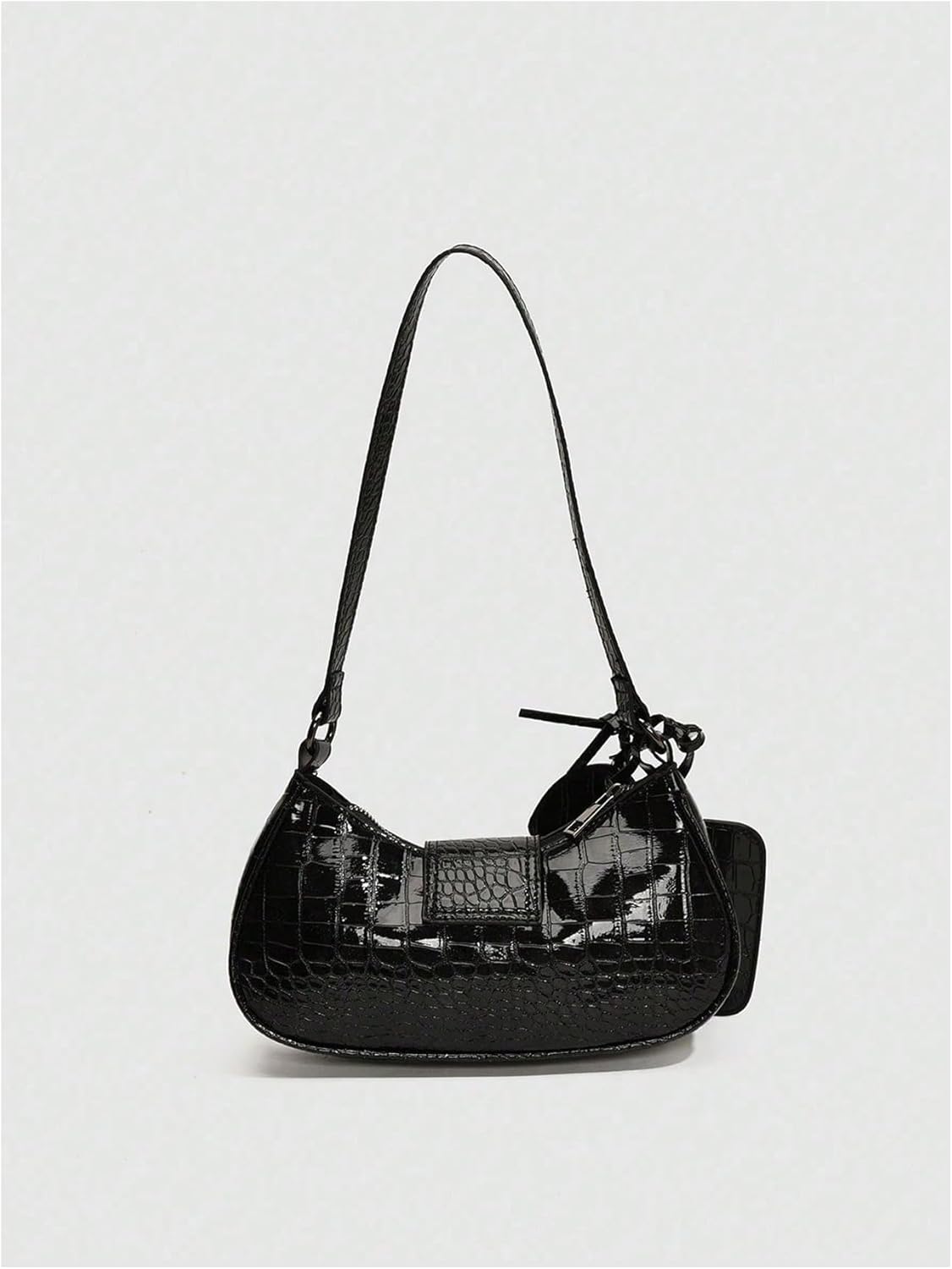 SweatyRocks Women's Cheetah Leopard Print Clutch Buckle PU Leather Y2K Shoulder Handbags - Image 2