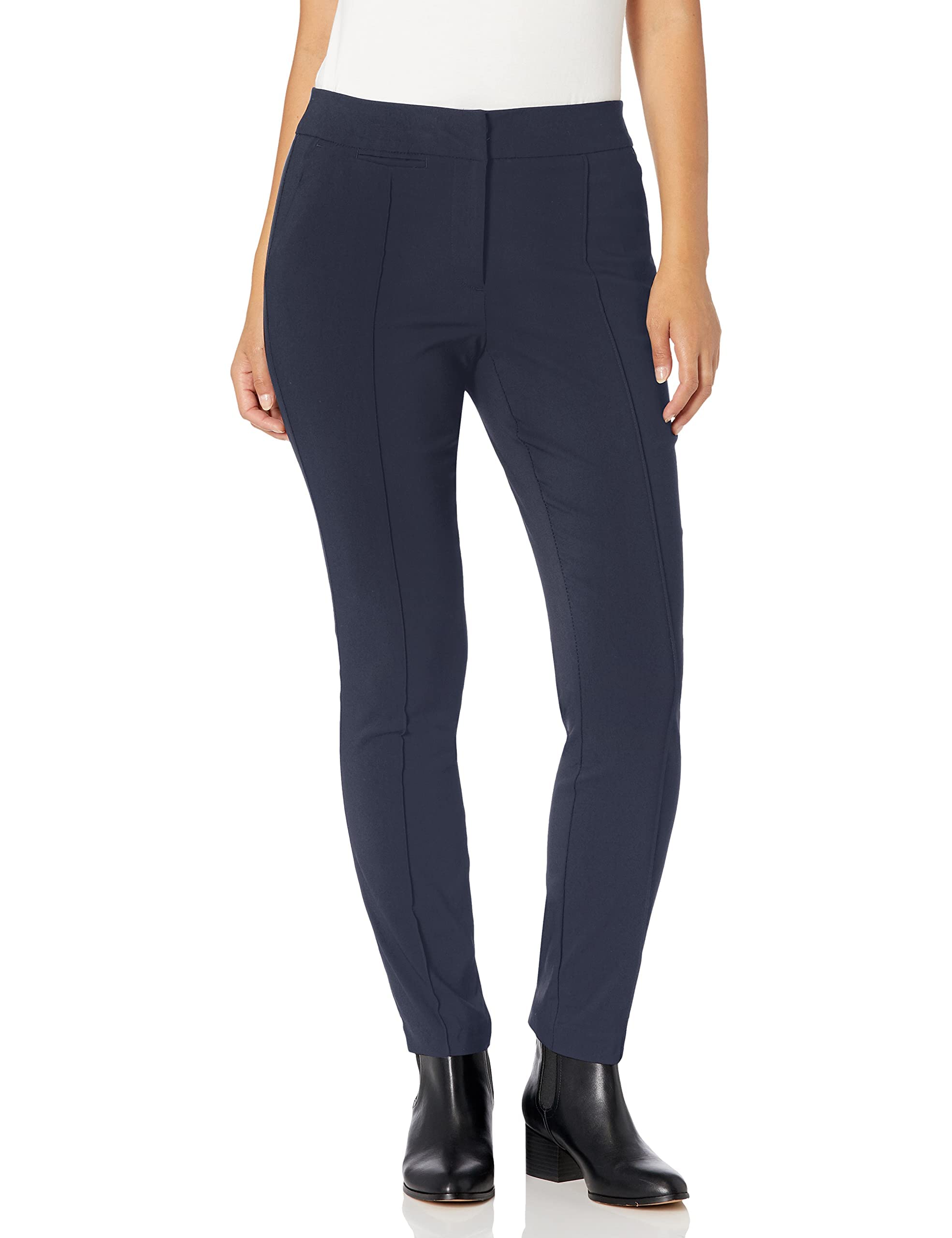 Briggs New York Women's Split Waist Pant, Navy
