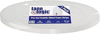 Aviditi Tape Logic Double Sided Mounting Foam Strips, 3 x 1 Inch, 1/16