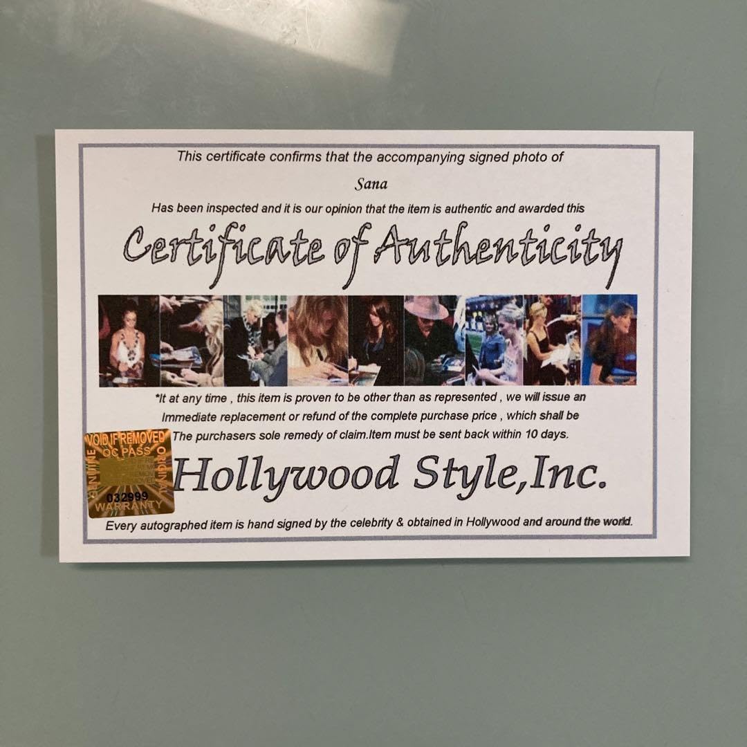 Amazon.co.jp: サナ直筆サイン入り2Lサイズ写真…SANA…TWICE… : Toys