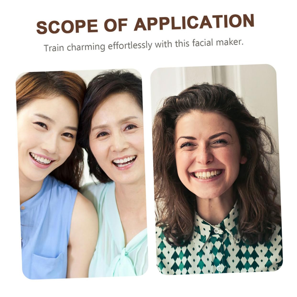 OSOLADY Facial Beauty Tool Dimple Trainer for Face Dimple Maker Clip Cheeks Balls Smile Active