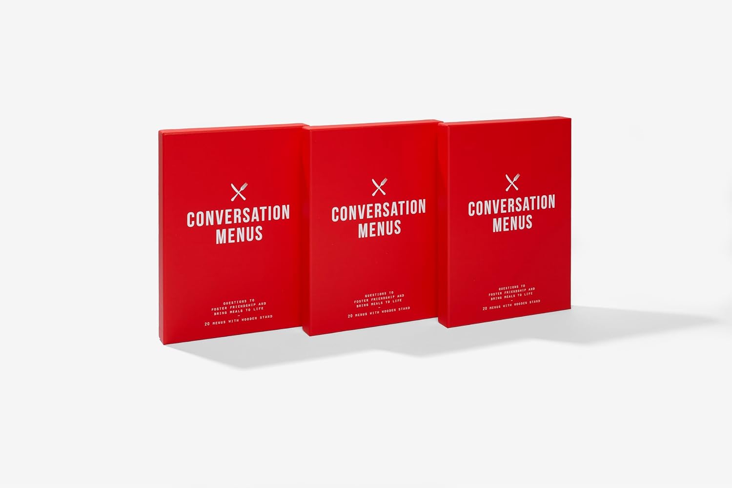 Conversation Menus Card Set: Questions to foster friendship and bring meals to life