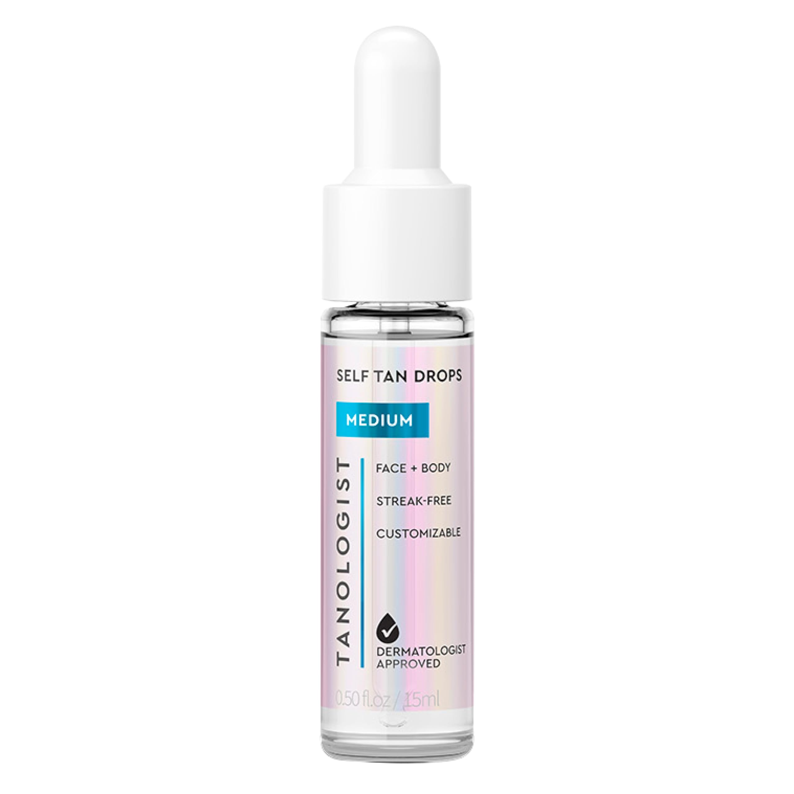 Tanologist Self-Tan Drops- Medium, 0.50 fl. oz/15ml Bottle