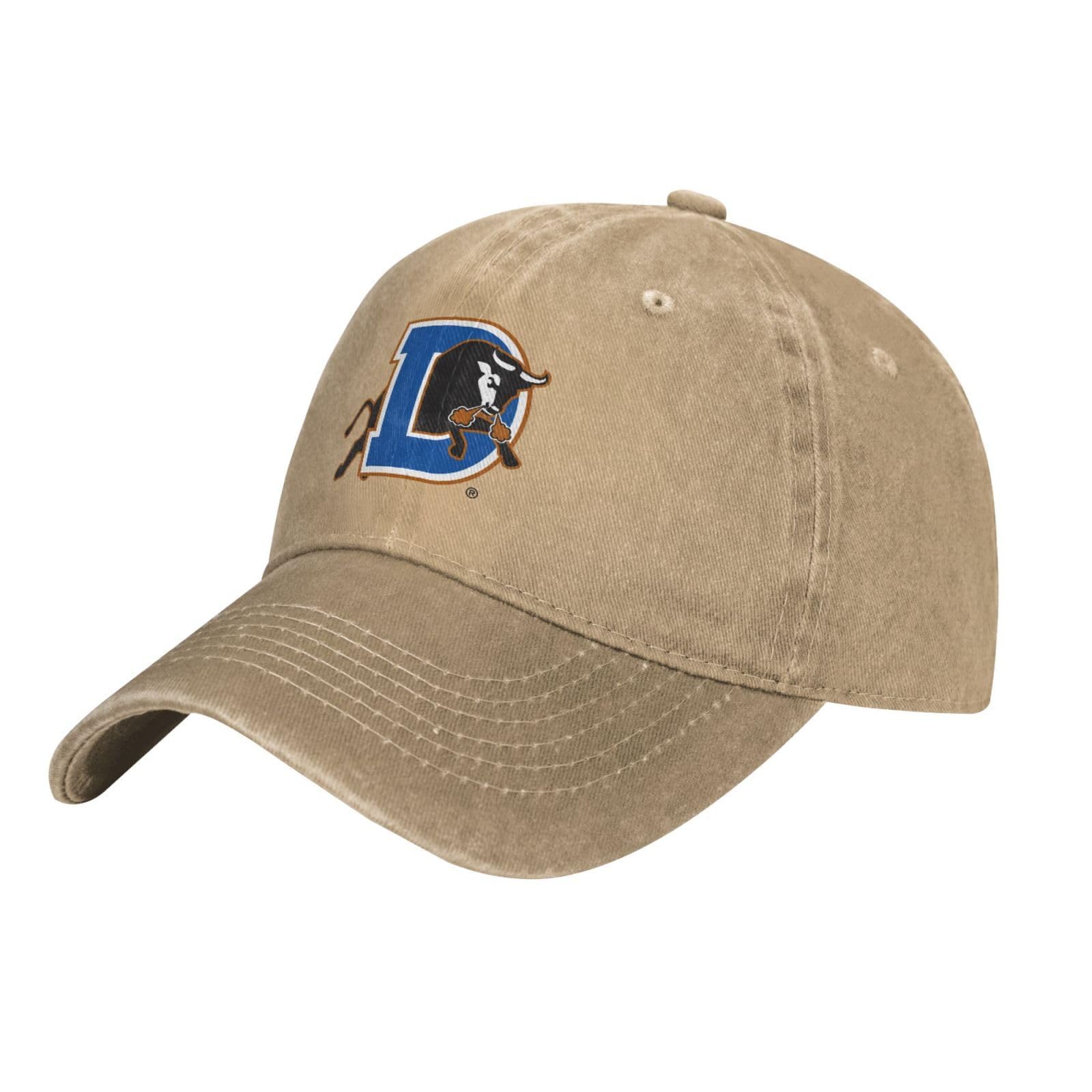 DPgUfPV Durham Bulls Logo Hat Adjustable Baseball Cap Cotton Cowboy Hats, Fashionable for Man Woman Natural