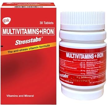 Stresstabs MULTIVITAMINS + IRON 30Tableets