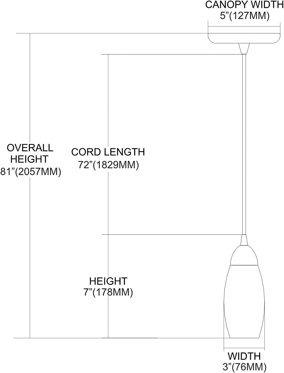 Suреr Sаlе 🛒 Elk 110-1BL Milan Light Pendant, 3 x 7-inch, Satin Nickel And Starlight Blue Glass