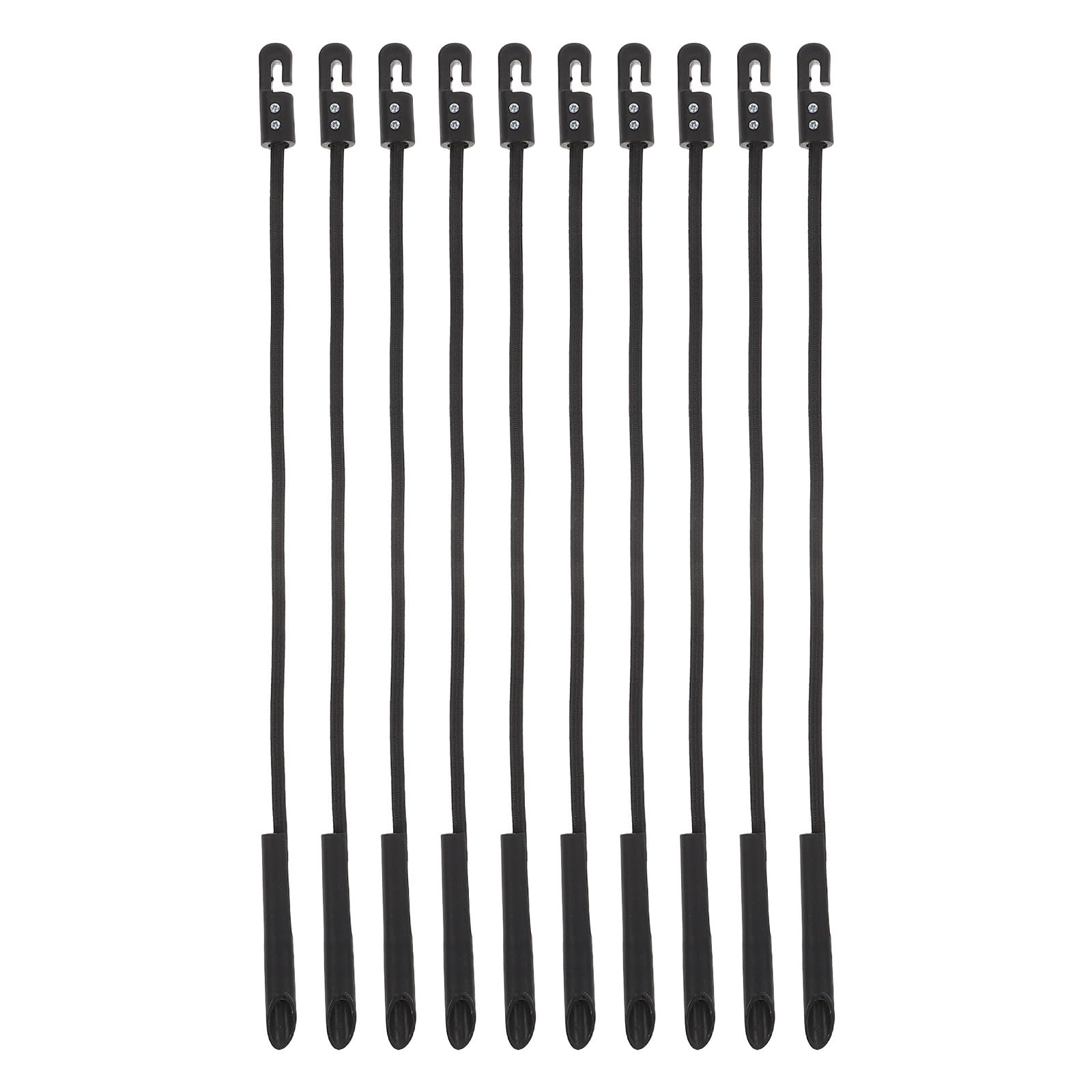 Fijación de lonas con correas elásticas Lurrose de 33 cm y ganchos