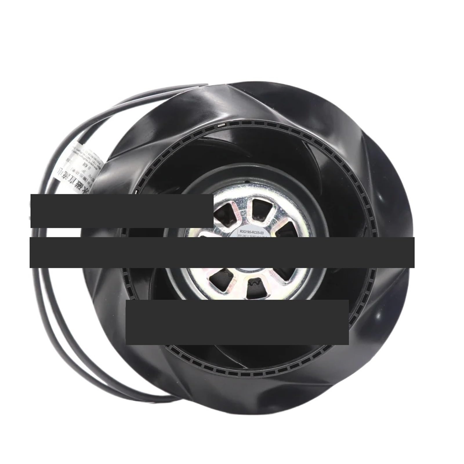 BRODEFUP R3G190-RC05-03 Impeller AC 230V 190X71.4mm Round 433CFM 83W 3200RPM Centrifugal Cooling Fans