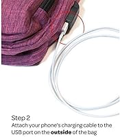 Vista 36 de Nupouch Mochila cruzada antirrobo, carga USB, mochila ligera para viajes, senderismo, todos los días