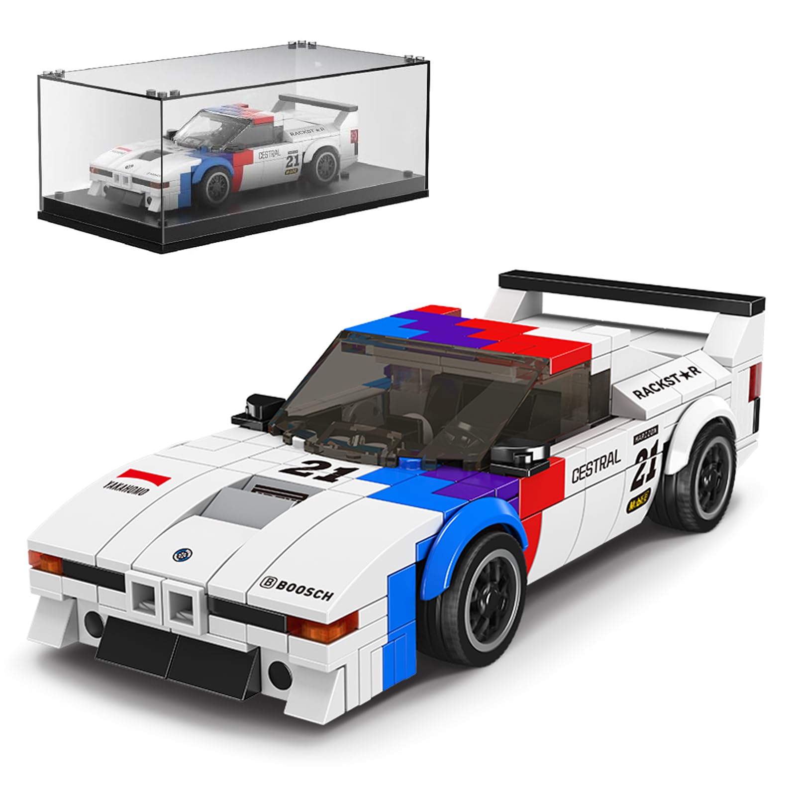 Mould King Speed Champions BMW M1 Model Car Building Kit with