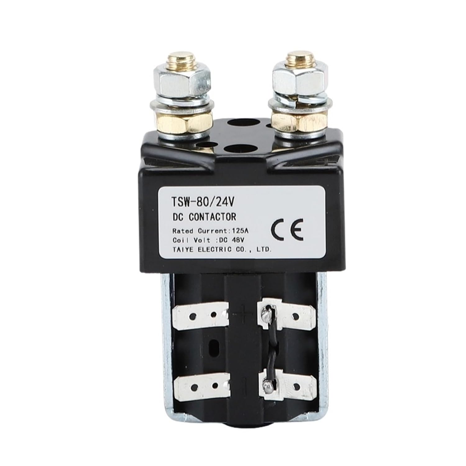 ZJW100(SW80) 125A DC Contactor Storage Normally Open 12V 24V 36V 48V 60V 72V 1Pcs(12V)
