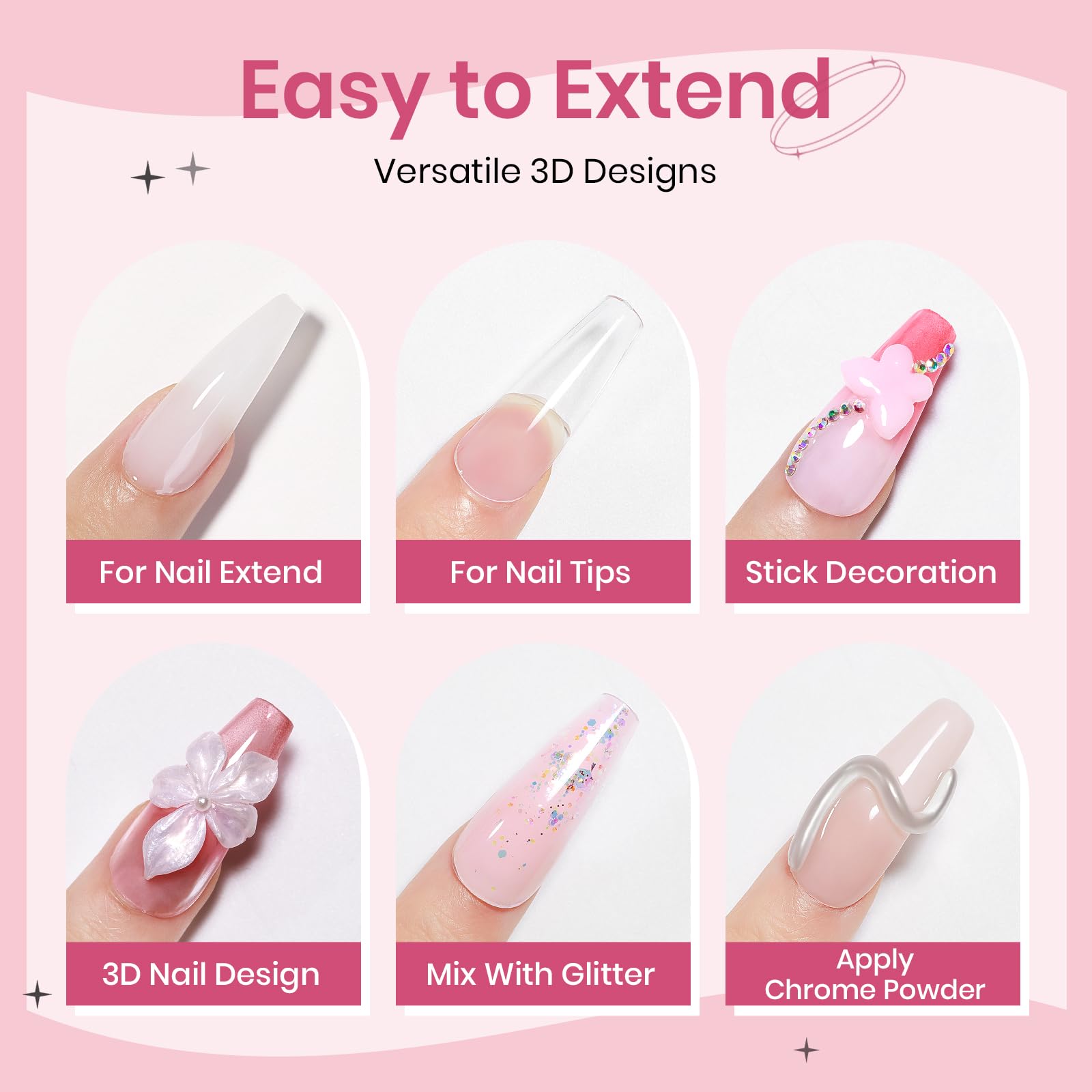 SUPWEE 3D Nail Gel Sculpting Gel - Image 3