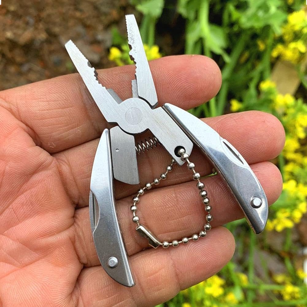 12 in 1 portachiavi multiutensile cacciavite pieghevole apribottiglie strumento tascabile portatile per campeggio all'aperto | Leroy Merlin