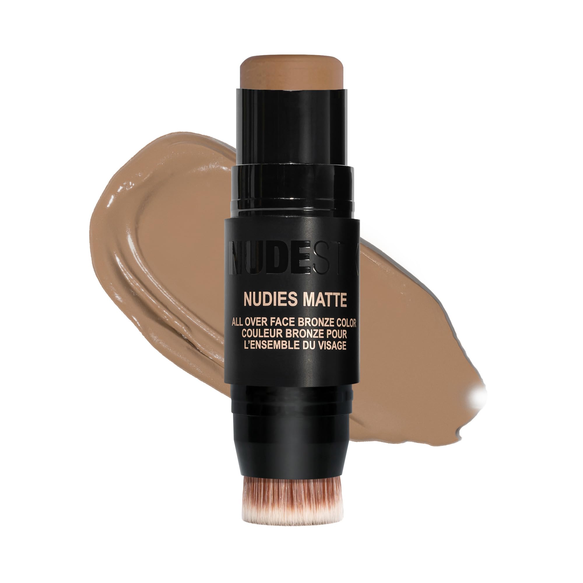 NUDESTIX Nudies Bronze Matte Bronzer Stick Bondi Belle 7g – Matte Cream Bronzer for Cheeks, Eyes & Lips – Longwear Sculpting Bronzer, Warm Soft Tan