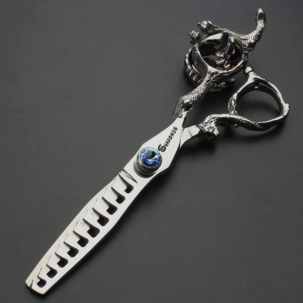 5.5/6/7/7.5/8/9 inch Professional Hair Clipper - Stainless Steel Sharp Hair Clipper - Designed specifically for Hairdressers (6-inch thinning Shears)