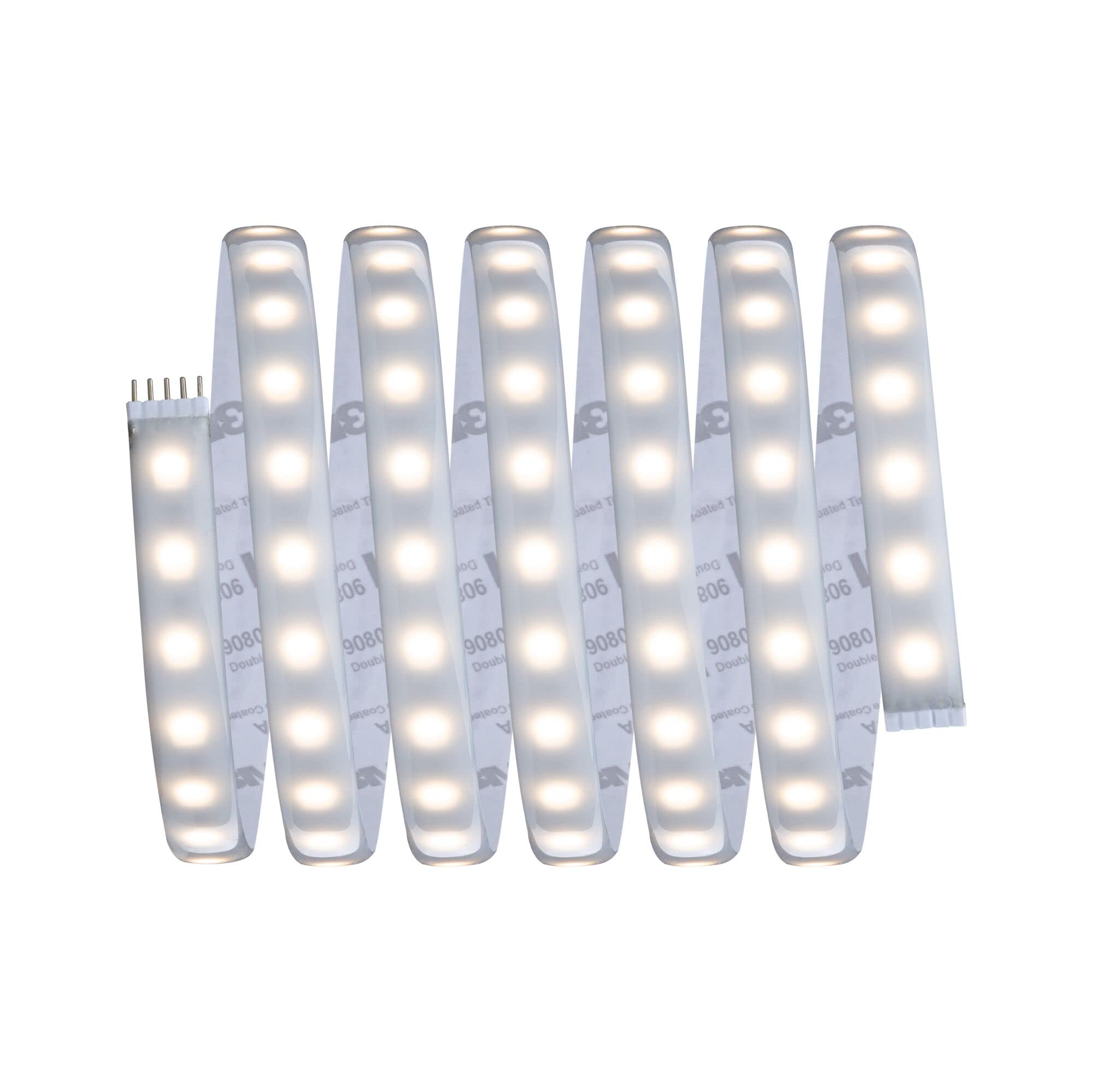 Paulmann 70530 MaxLED 1000 LED Strip RGBW Einzelstripe IP44 28W 1000lm/m dimmbar 2,5m Silber Kunststoff 72LEDs/m