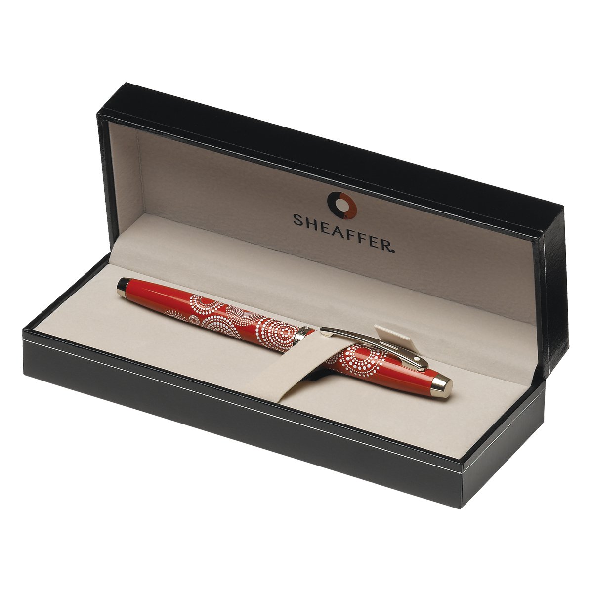 Amazon | Sheaffer GlossレッドPatternローラーボールペン(9272 – 1