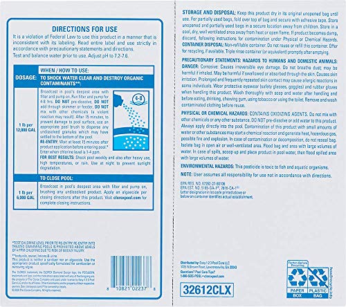 Clorox Pool & Spa 32012CLX Clorox® Pool&Spa™ Shock Plus thumb #1