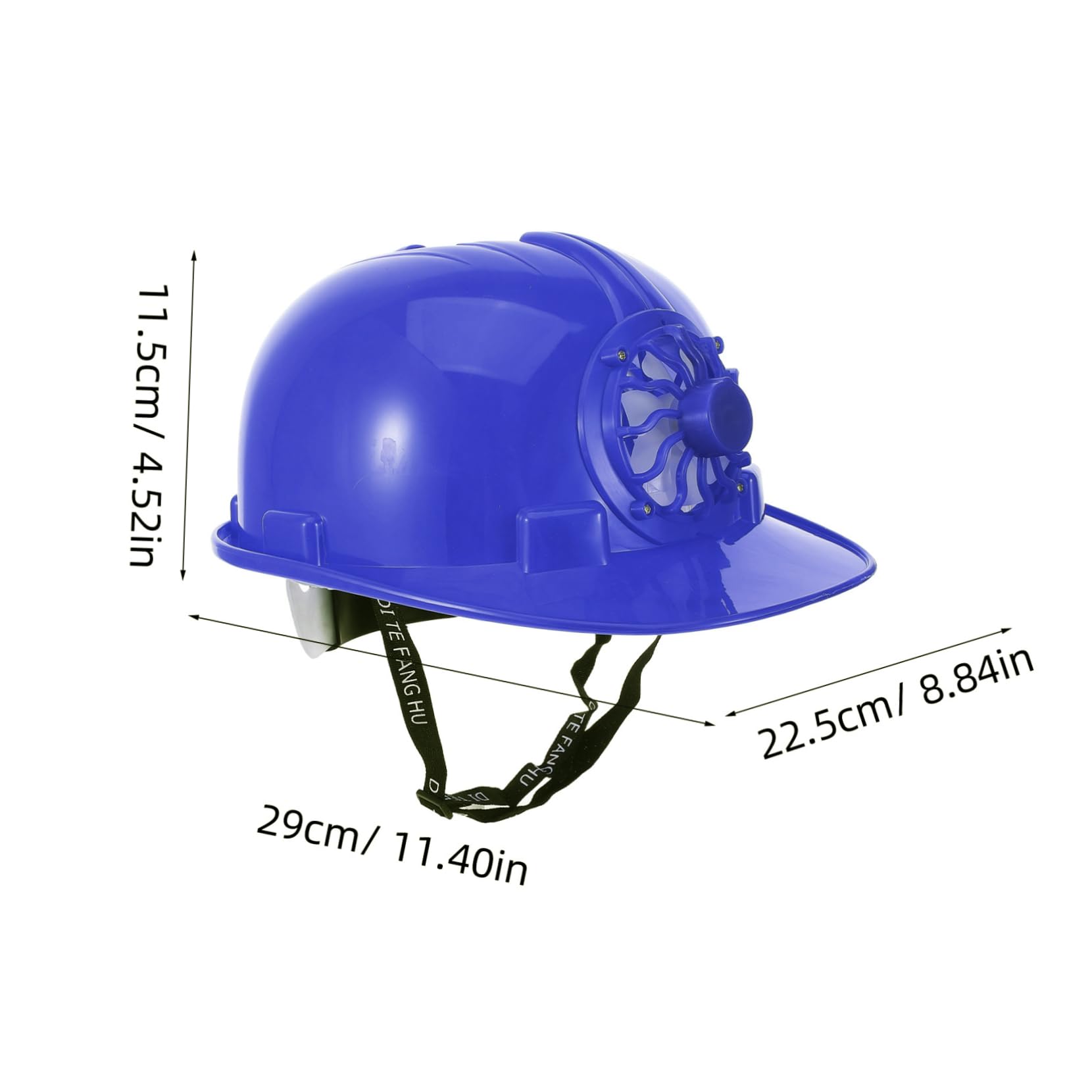 Didiseaon Casco Sicurezza Solare Per Edilizia Casco Da Raffreddamento Solare Protezione All Aperto