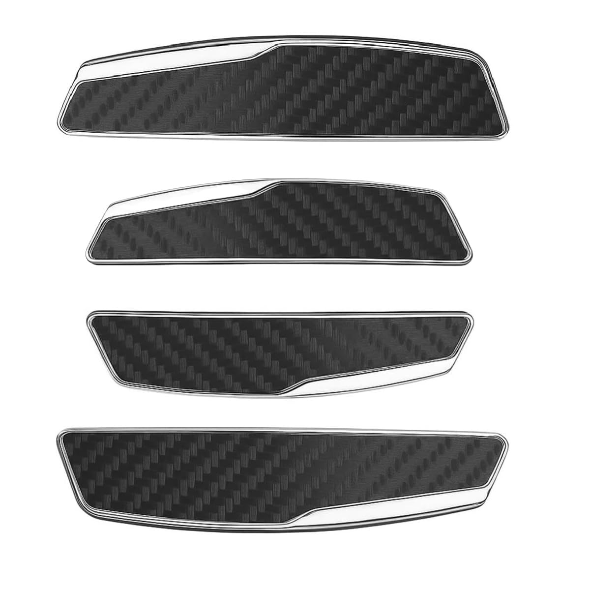 Status Car Door Edge Protection Guard Compatible with CRV 2025 to 2026 Year Onwards All Models Car Safety Anti Dent Scratch Guards for All Cars, Carbon Fibre, Pack of 4