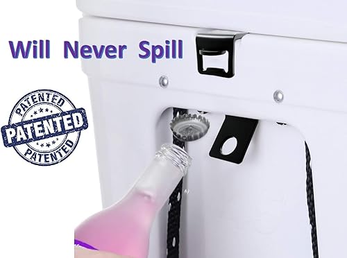 Miniatura 2 de Noa Store Soporte de bloqueo para refrigerador con abrebotellas compatible con el soporte de bloqueo del refrigerador Yeti/RTIC Coolers