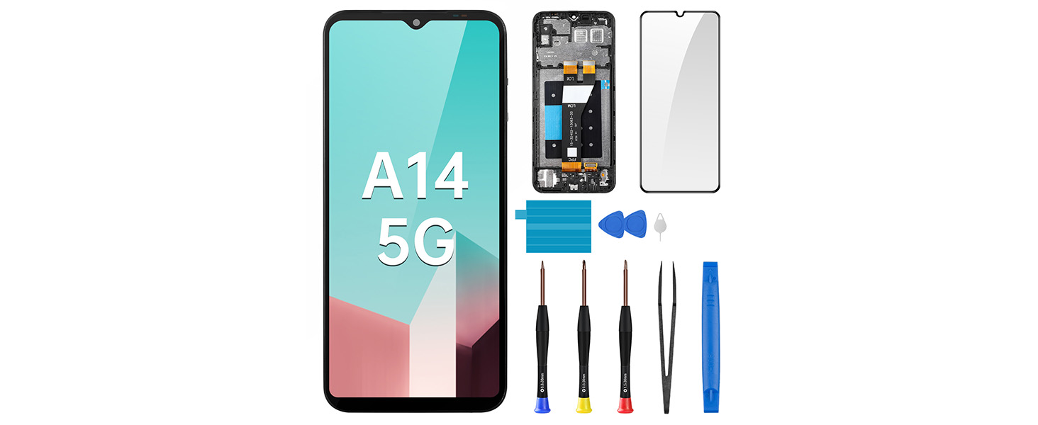 Amazon.com: BESJMYT for Samsung Galaxy A14 5G Screen Replacement
