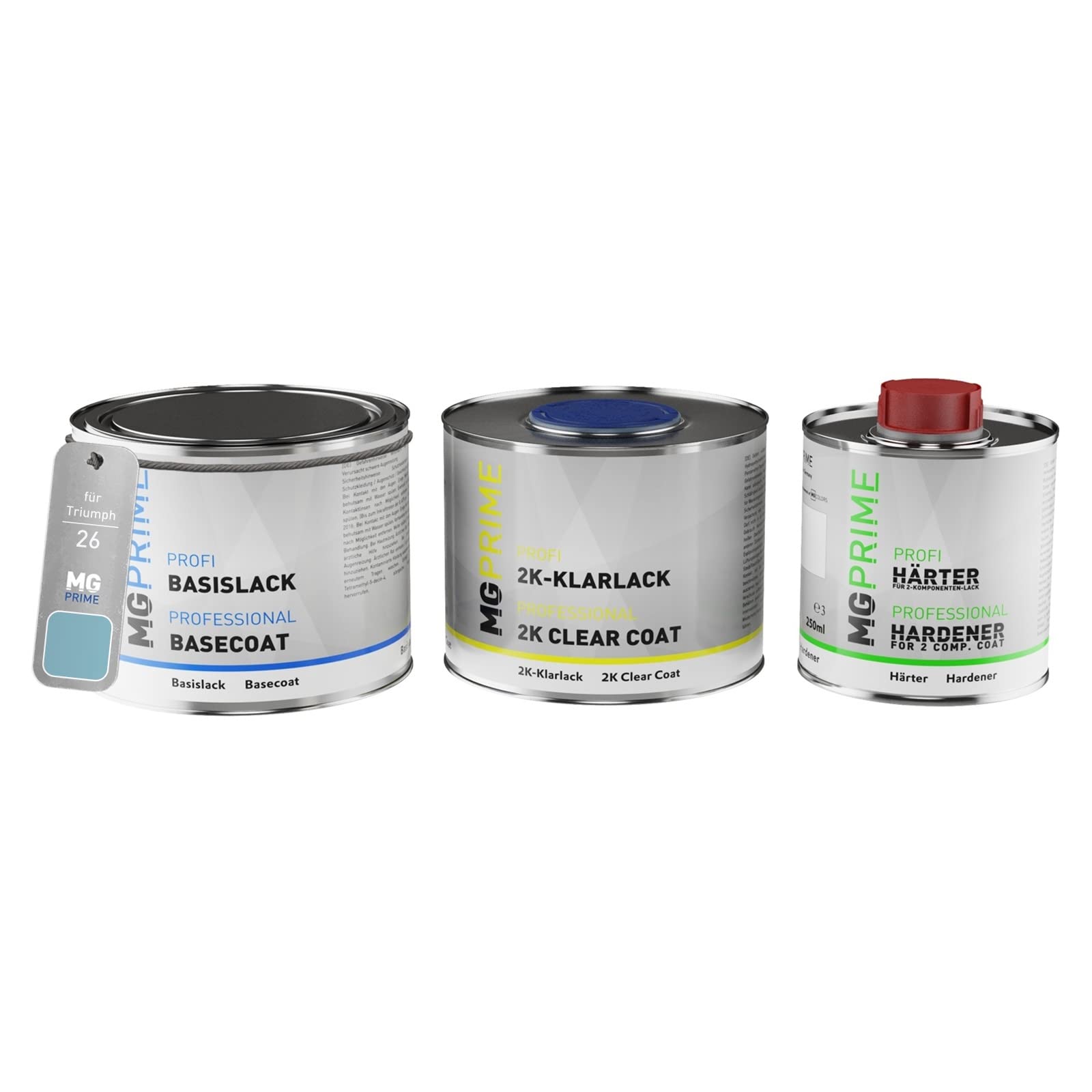 MG PRIME Kit pots de Peinture voiture pour Triumph 26 Wedgewood Blue 1,25L